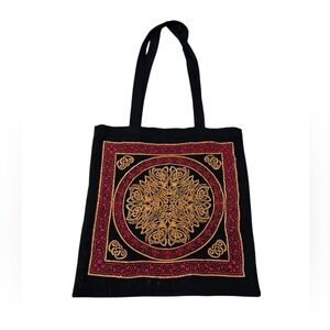 Bohemian Large Crossbody 100% Cotton Tote Bag